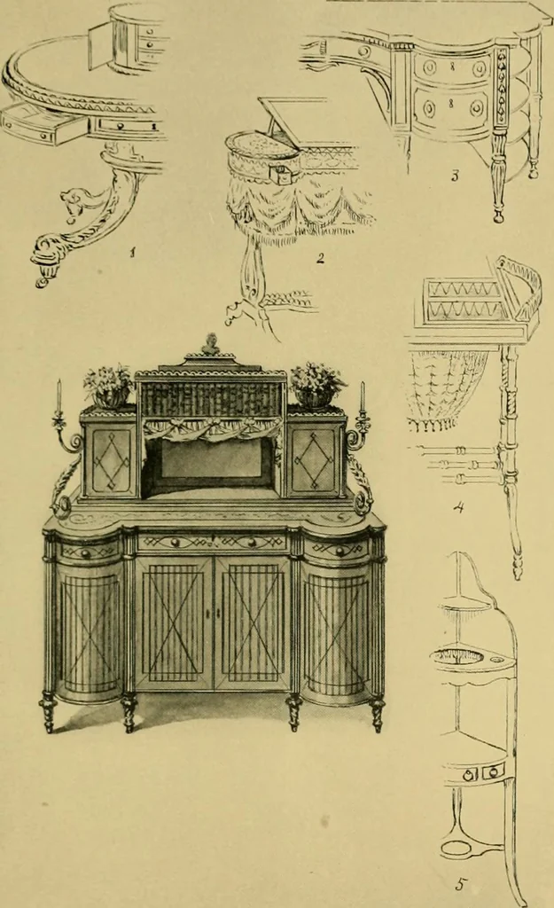 An illustration from French and English furniture;, 1903, leaf 597