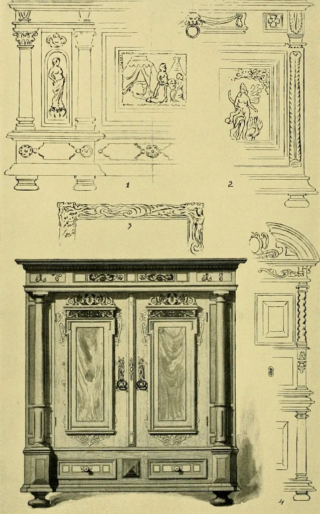 An illustration from French and English furniture;, 1903, leaf 60