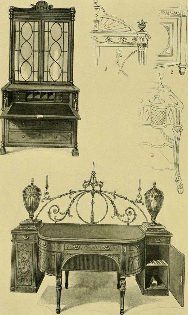 An illustration from French and English furniture;, 1903, leaf 604