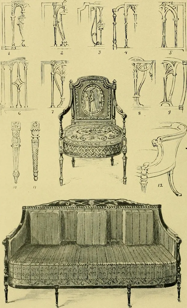 An illustration from French and English furniture;, 1903, leaf 610