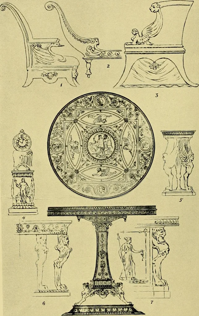 An illustration from French and English furniture;, 1903, leaf 646