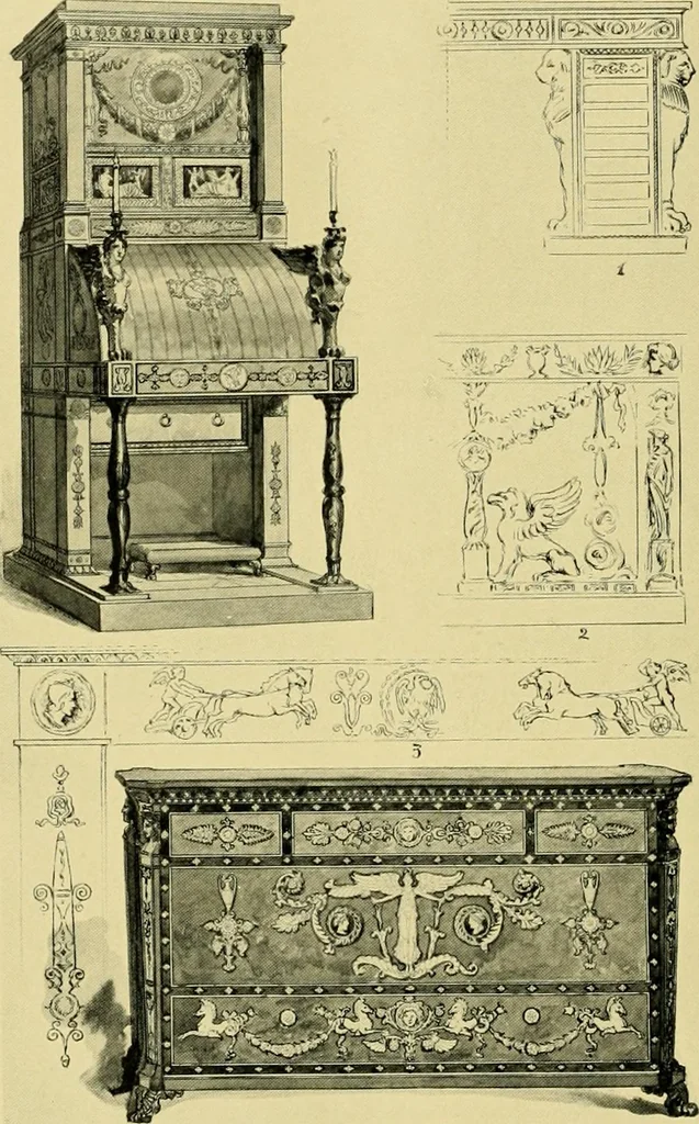 An illustration from French and English furniture;, 1903, leaf 660