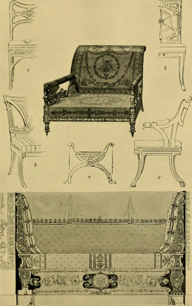 An illustration from French and English furniture;, 1903, leaf 667