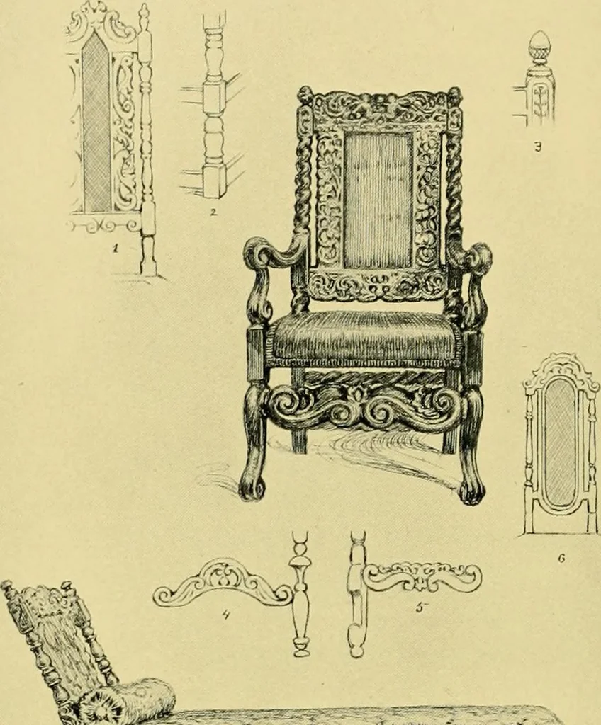 An illustration from French and English furniture;, 1903, leaf 90