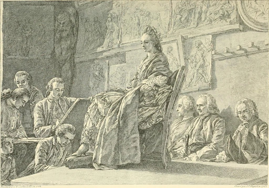 An illustration from French engravers and draughtsmen of the XVIIIth century, 1902, leaf 185