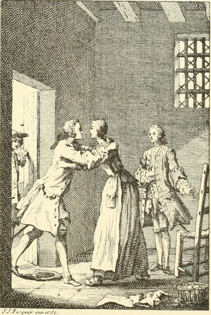 An illustration from French engravers and draughtsmen of the XVIIIth century, 1902, leaf 208