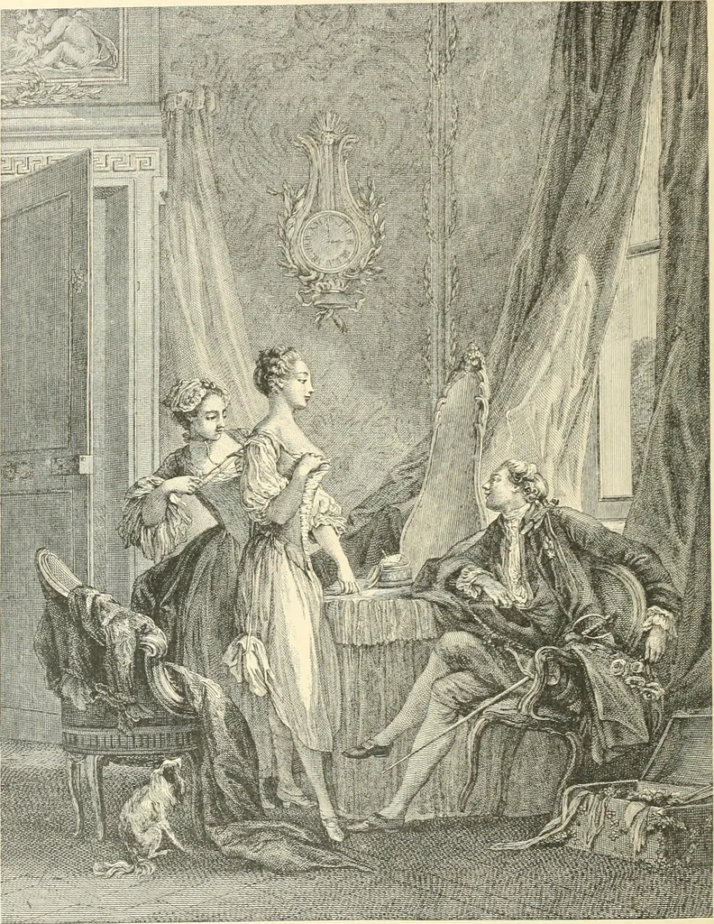 An illustration from French engravers and draughtsmen of the XVIIIth century, 1902, leaf 28