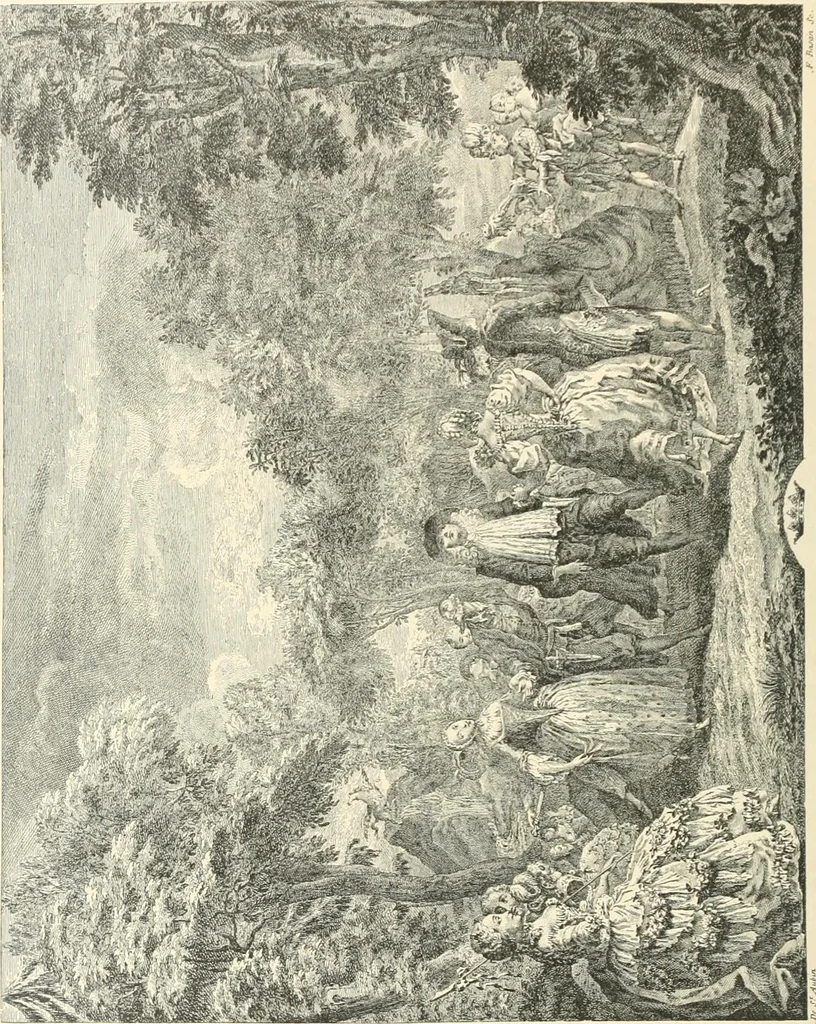 An illustration from French engravers and draughtsmen of the XVIIIth century, 1902, leaf 74