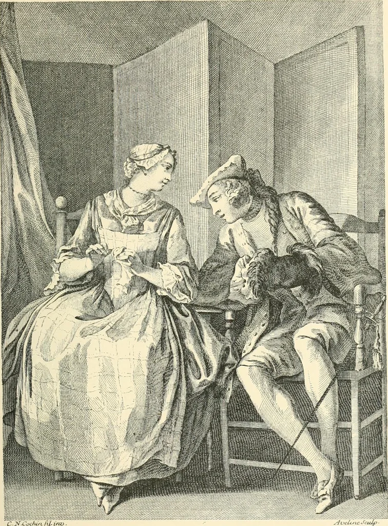 An illustration from French engravers and draughtsmen of the XVIIIth century, 1902, leaf 91