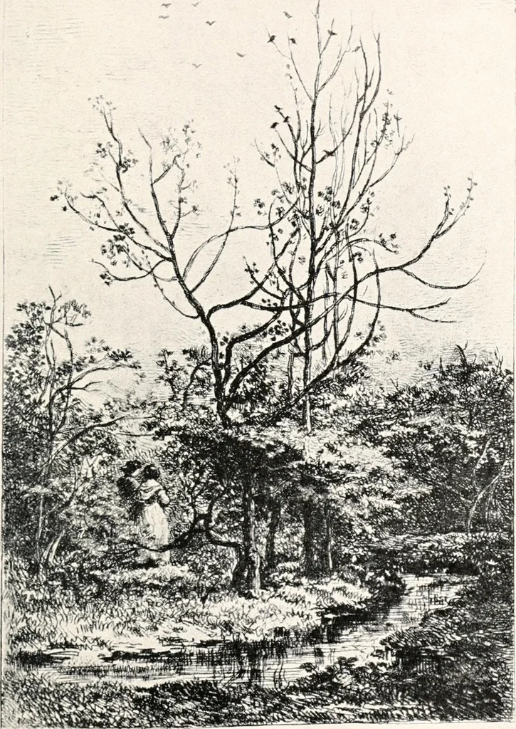 An illustration from French etchers of the second empire, 1916, leaf 128