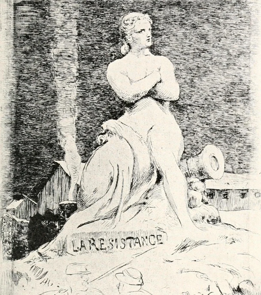 An illustration from French etchers of the second empire, 1916, leaf 188