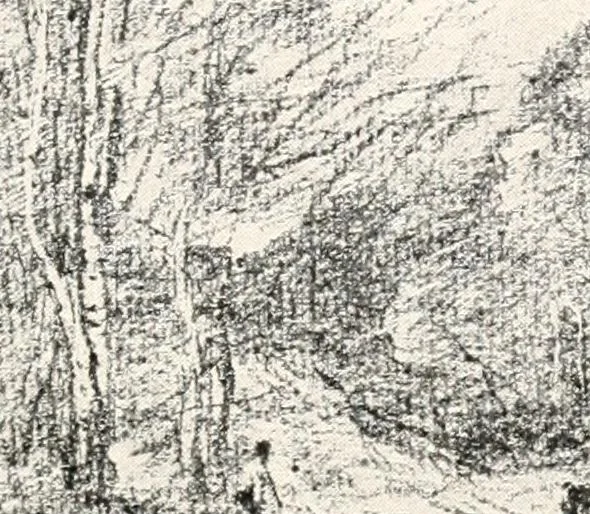 An illustration from French etchers of the second empire, 1916, leaf 218