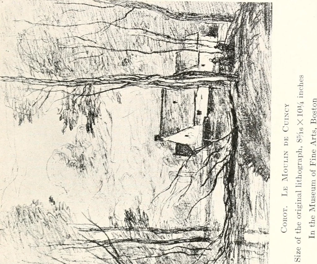 An illustration from French etchers of the second empire, 1916, leaf 222