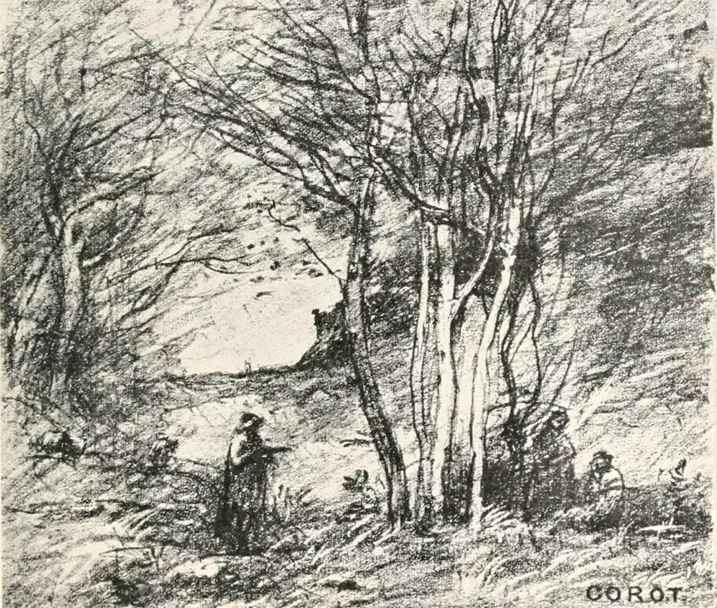 An illustration from French etchers of the second empire, 1916, leaf 226