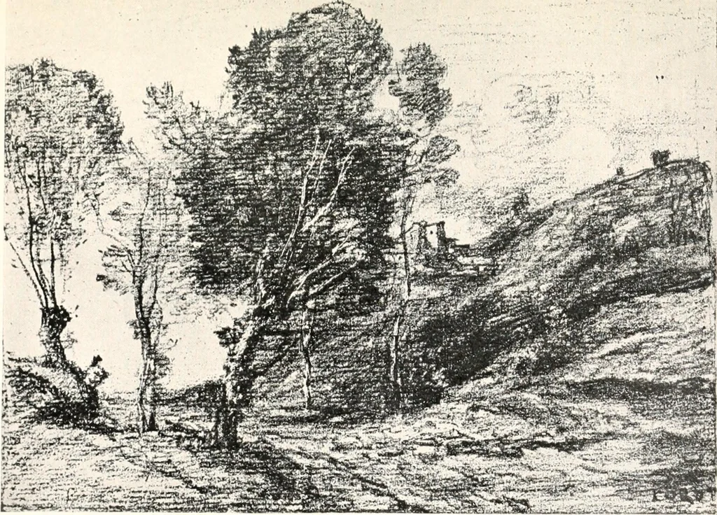 An illustration from French etchers of the second empire, 1916, leaf 234