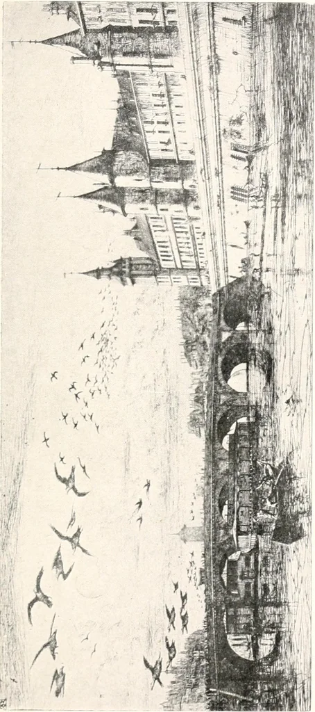 An illustration from French etchers of the second empire, 1916, leaf 42