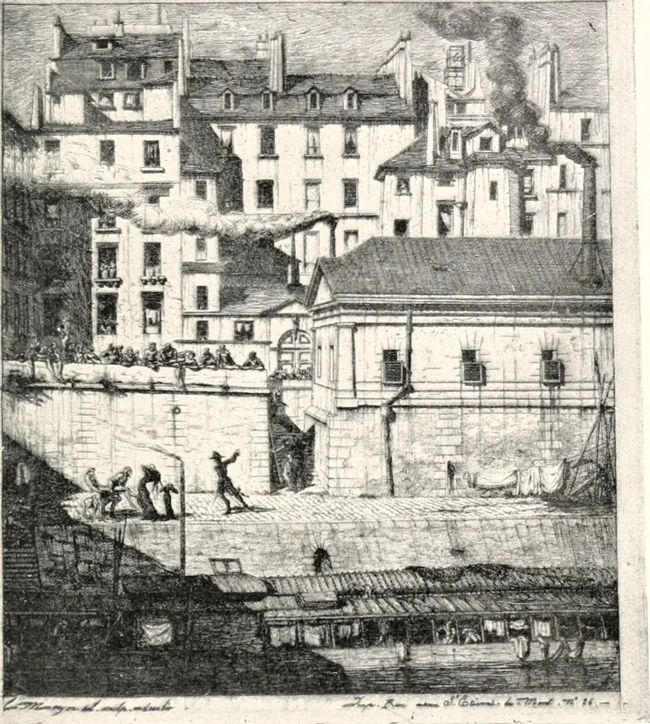 An illustration from French etchers of the second empire, 1916, leaf 80