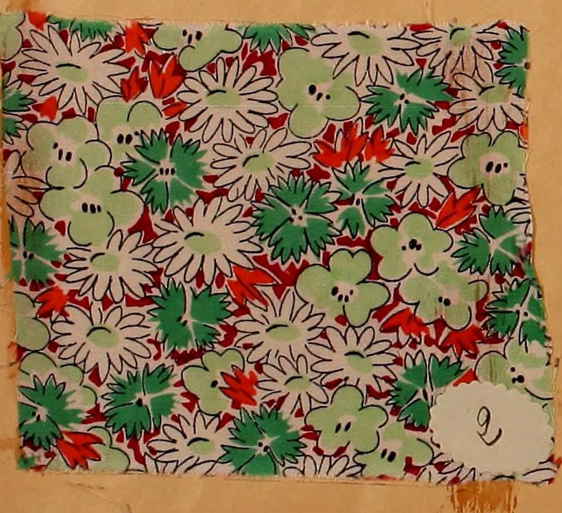 An illustration from [French fabric sample book, 1900, leaf 111
