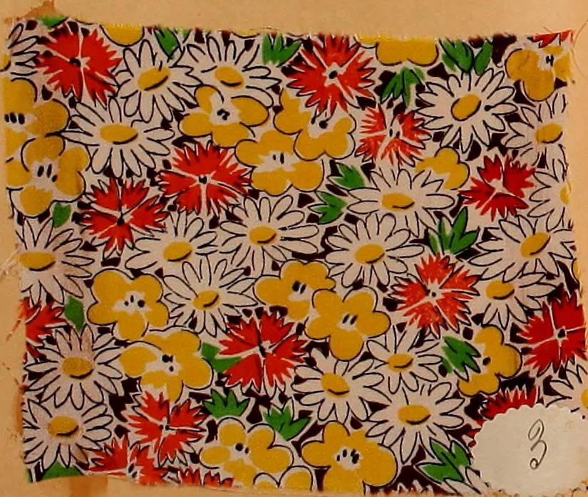 An illustration from [French fabric sample book, 1900, leaf 111