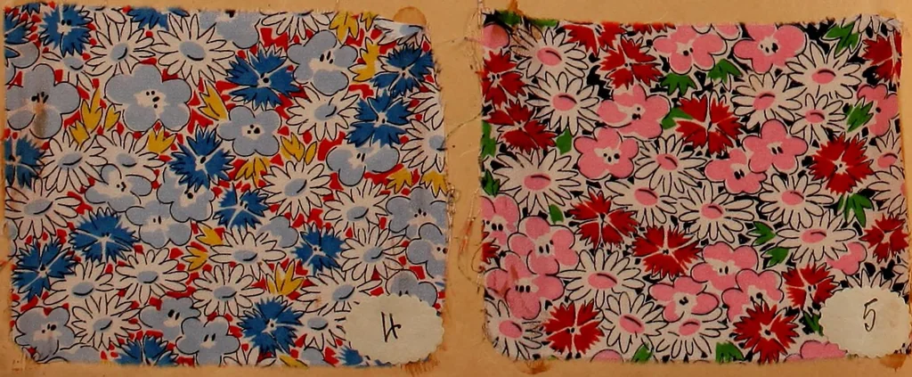 An illustration from [French fabric sample book, 1900, leaf 111