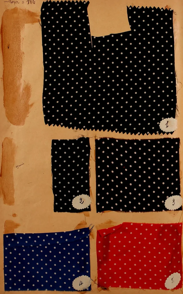 An illustration from [French fabric sample book, 1900, leaf 141