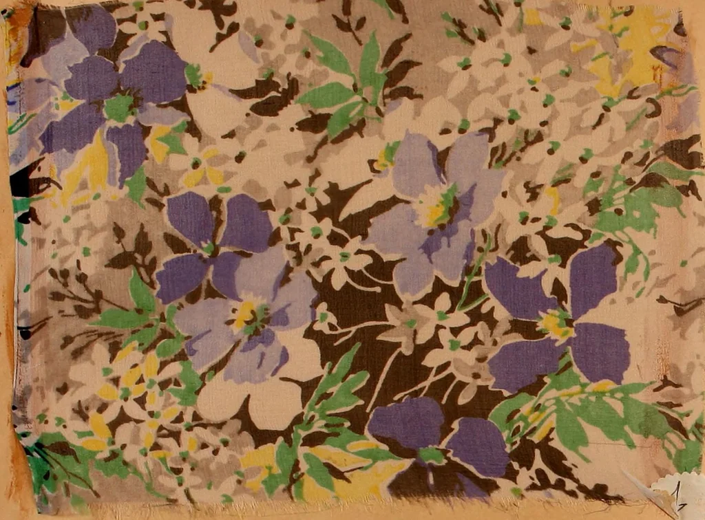 An illustration from [French fabric sample book, 1900, leaf 147
