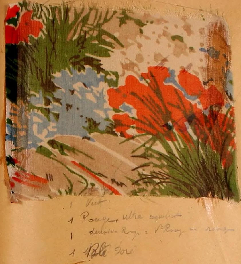 An illustration from [French fabric sample book, 1900, leaf 150
