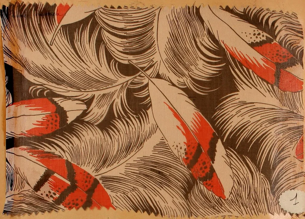 An illustration from [French fabric sample book, 1900, leaf 157