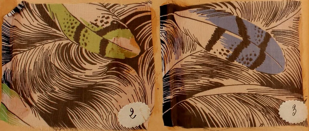 An illustration from [French fabric sample book, 1900, leaf 157