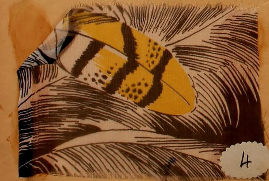 An illustration from [French fabric sample book, 1900, leaf 157