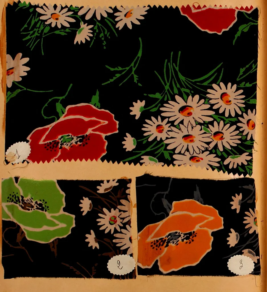 An illustration from [French fabric sample book, 1900, leaf 161