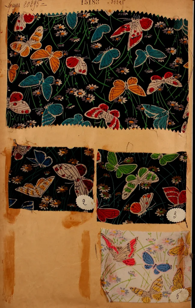 An illustration from [French fabric sample book, 1900, leaf 169