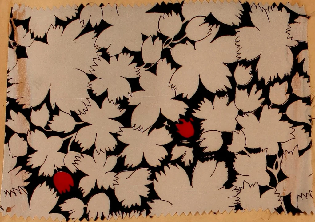 An illustration from [French fabric sample book, 1900, leaf 17