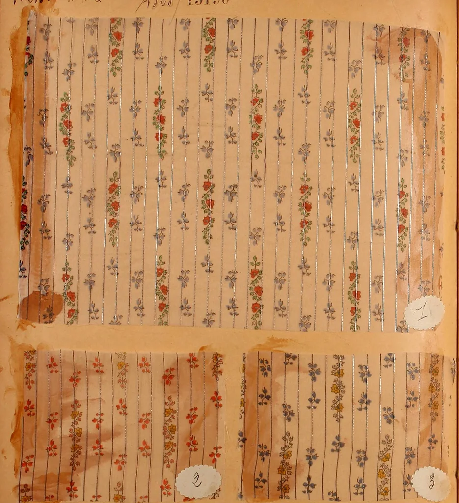 An illustration from [French fabric sample book, 1900, leaf 183