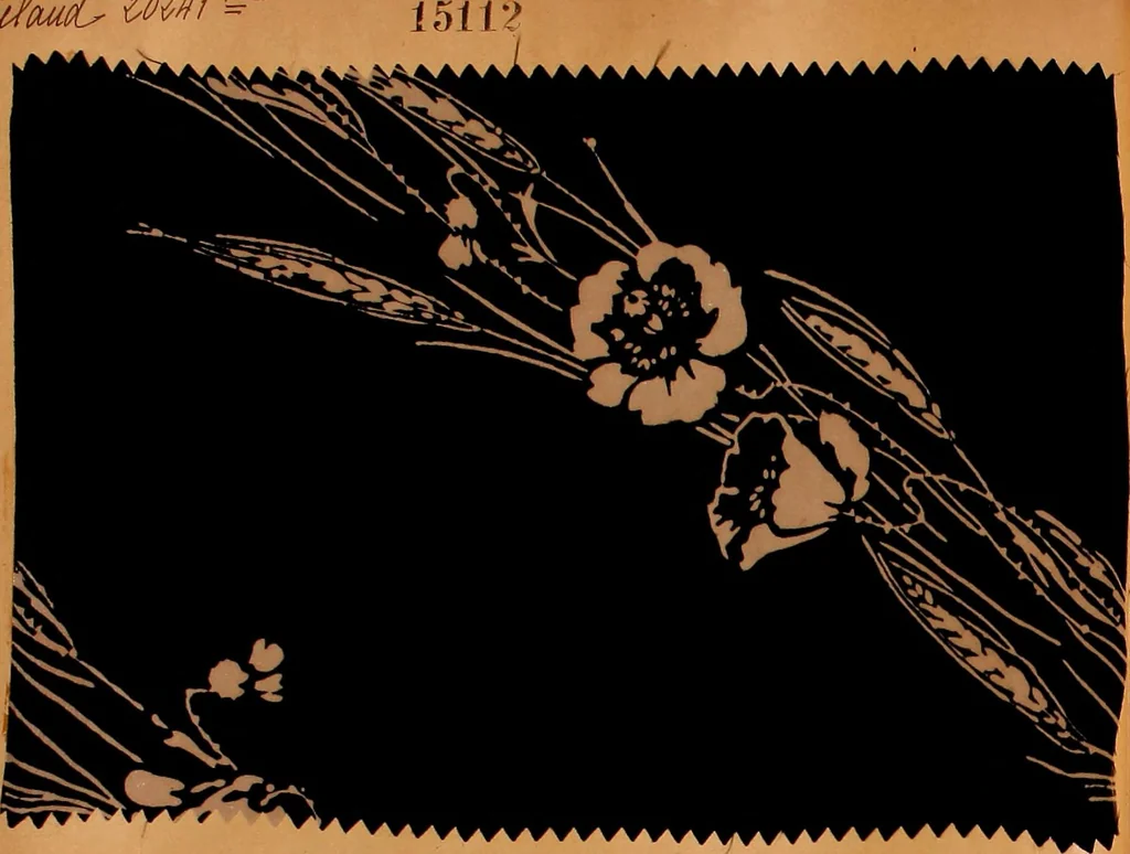 An illustration from [French fabric sample book, 1900, leaf 27