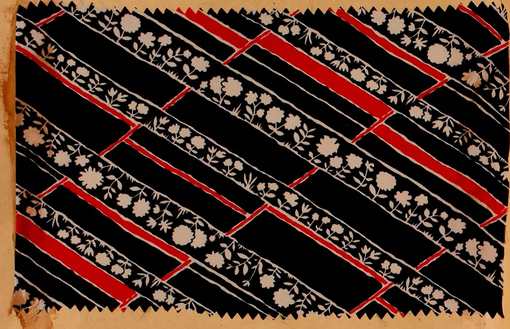 An illustration from [French fabric sample book, 1900, leaf 39
