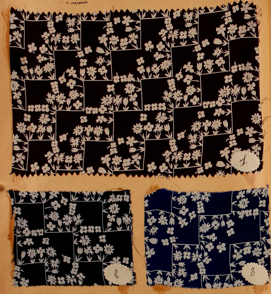 An illustration from [French fabric sample book, 1900, leaf 43