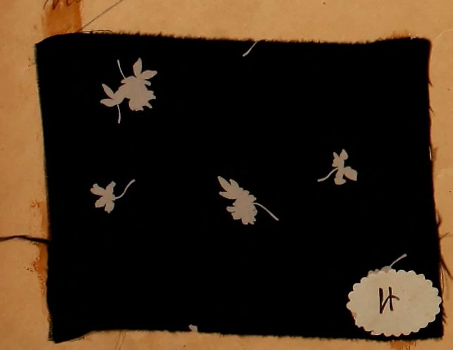 An illustration from [French fabric sample book, 1900, leaf 45