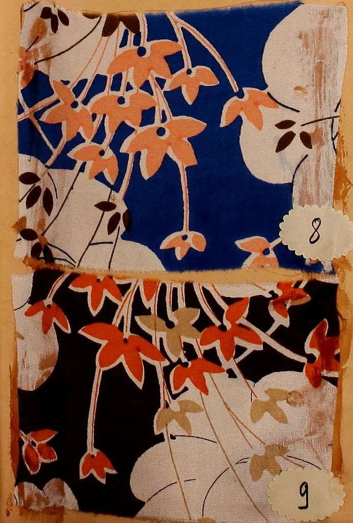 An illustration from [French fabric sample book, 1900, leaf 48