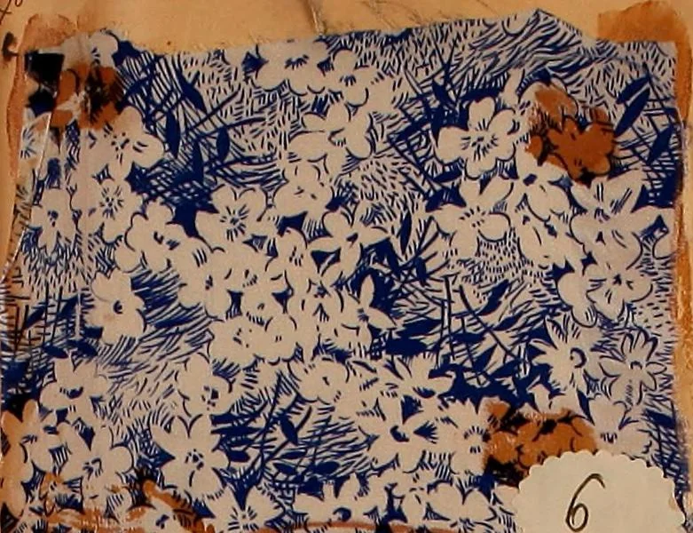 An illustration from [French fabric sample book, 1900, leaf 54