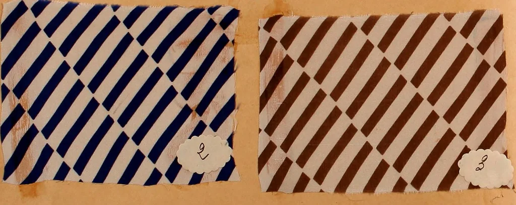 An illustration from [French fabric sample book, 1900, leaf 9