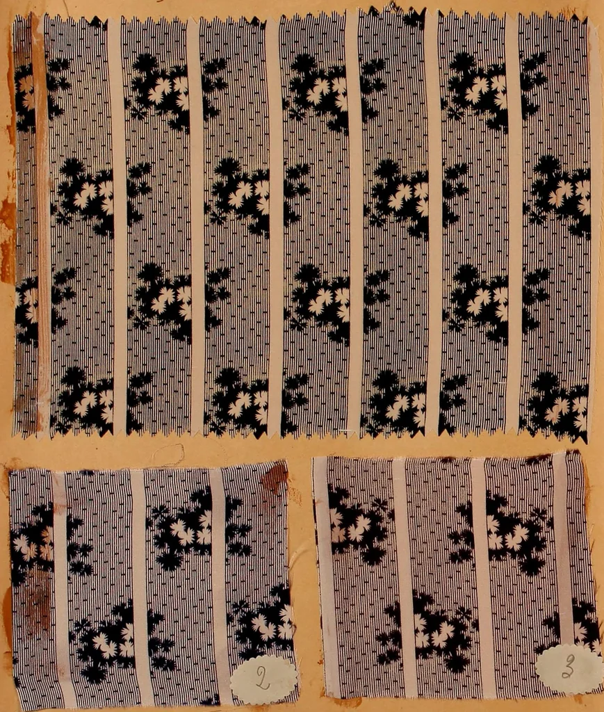 An illustration from [French fabric sample book, 1900, leaf 91