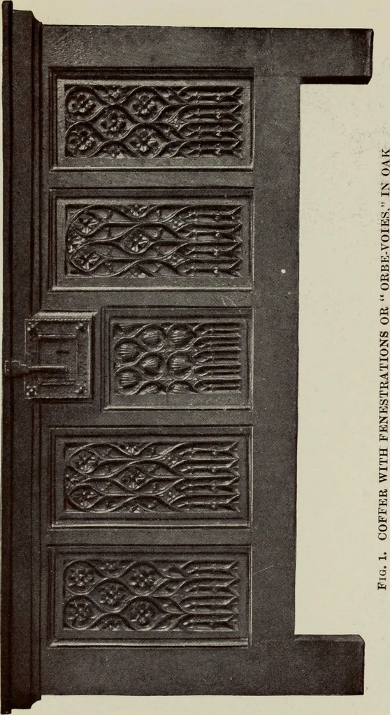 An illustration from French furniture in the middle ages and under Louis XIII, 1900, leaf 179