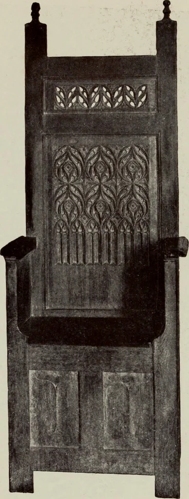 An illustration from French furniture in the middle ages and under Louis XIII, 1900, leaf 183
