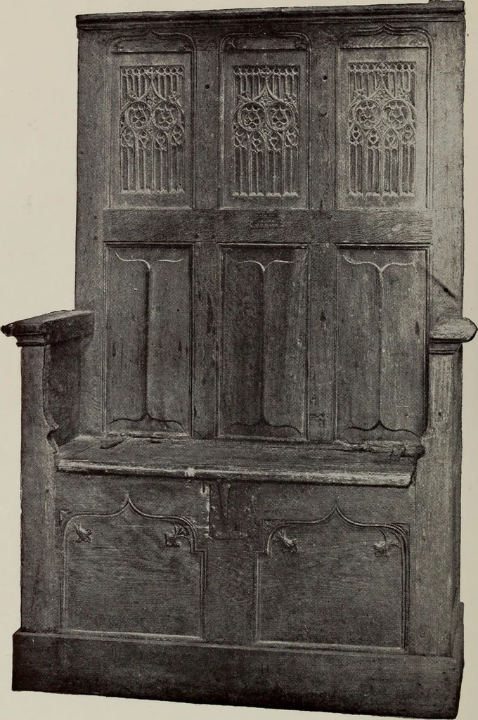 An illustration from French furniture in the middle ages and under Louis XIII, 1900, leaf 184
