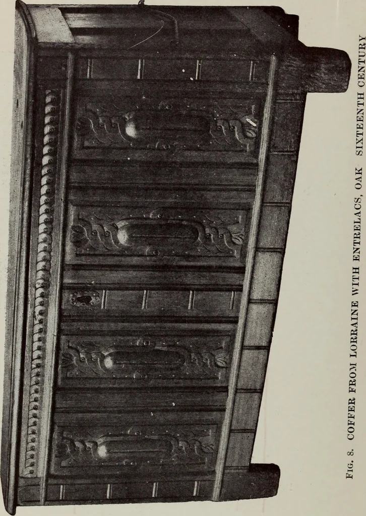 An illustration from French furniture in the middle ages and under Louis XIII, 1900, leaf 186