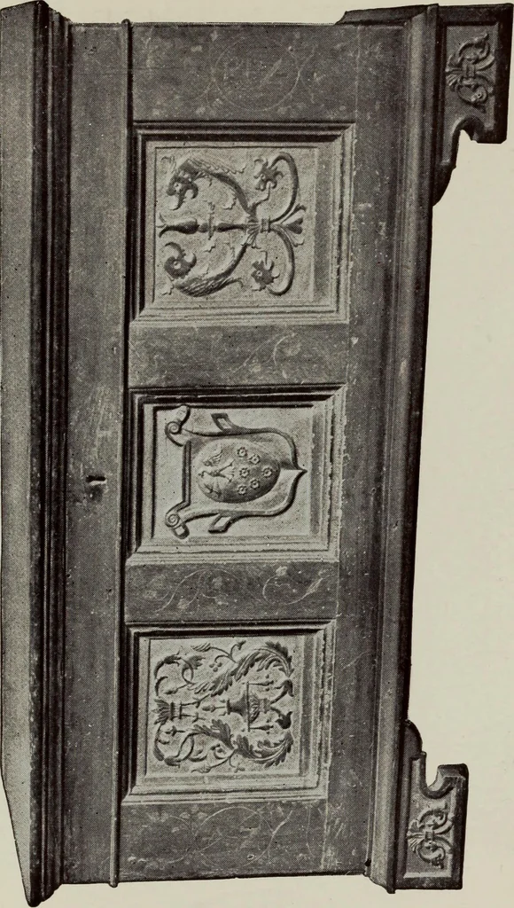 An illustration from French furniture in the middle ages and under Louis XIII, 1900, leaf 187