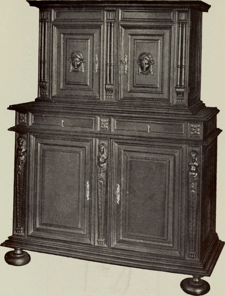 An illustration from French furniture in the middle ages and under Louis XIII, 1900, leaf 191