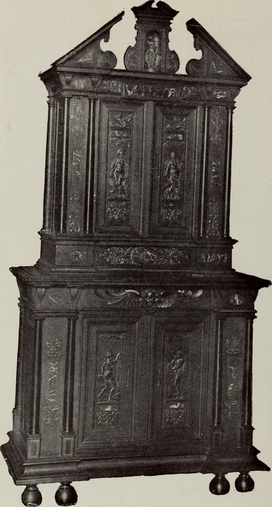 An illustration from French furniture in the middle ages and under Louis XIII, 1900, leaf 192