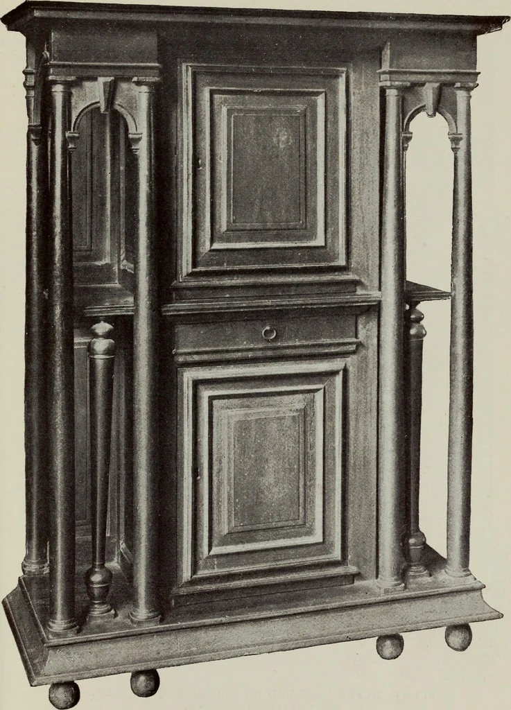 An illustration from French furniture in the middle ages and under Louis XIII, 1900, leaf 193
